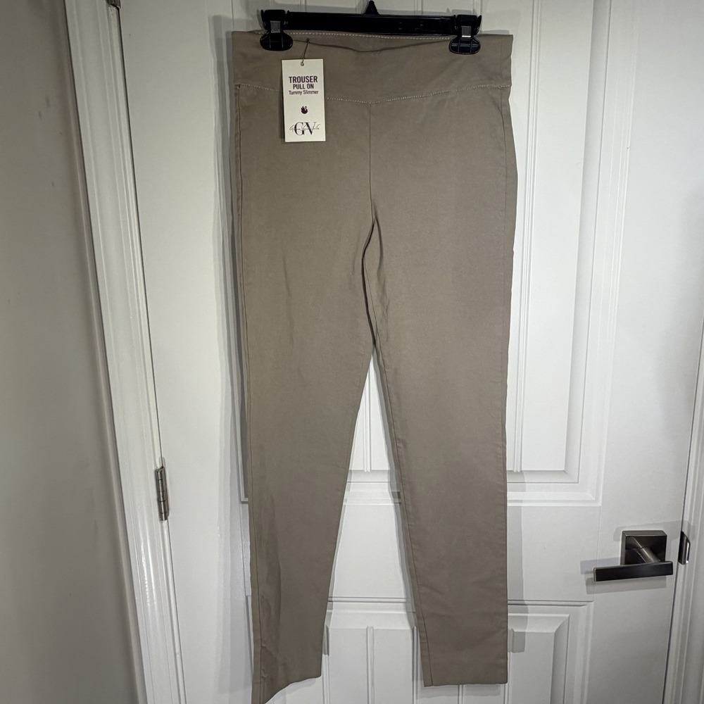 Gloria Vanderbilt Amanda All Around Slimming Effect Pull On Pants 8 Long
